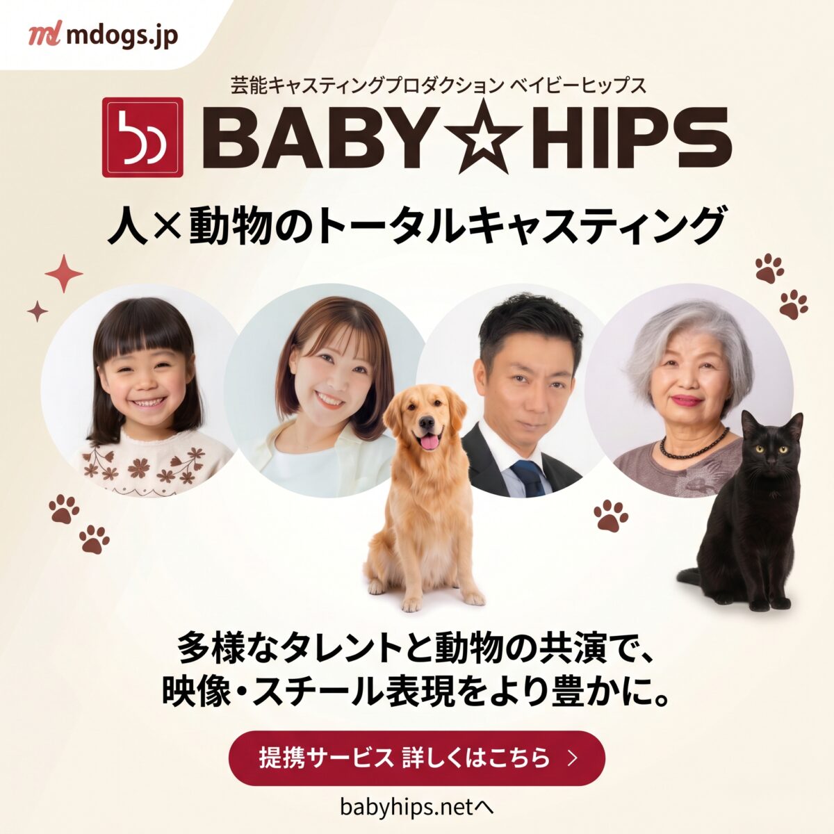 芸能キャスティングプロダクション ベイビーヒップス